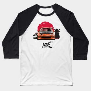 integra type r racecar lowered orange Baseball T-Shirt